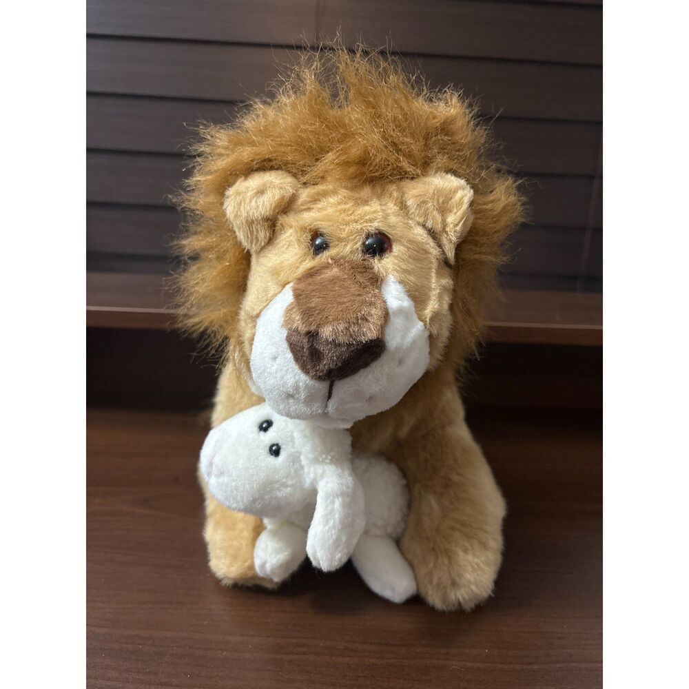 Vintage GUND Lion and Lamb Plush 11"